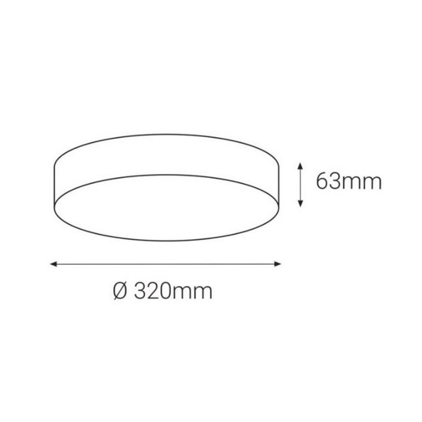LED2 - LED Oświetlenie zewnętrzne z czujnikiem DRUM LED/21W/230V IP65 3000K/4000K/6500K