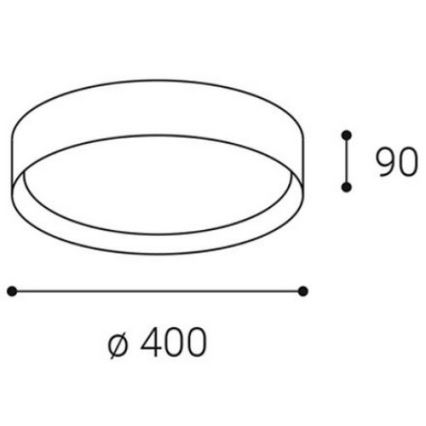 LED2 - LED Plafon MILA LED/30W/230V 3000/4000K