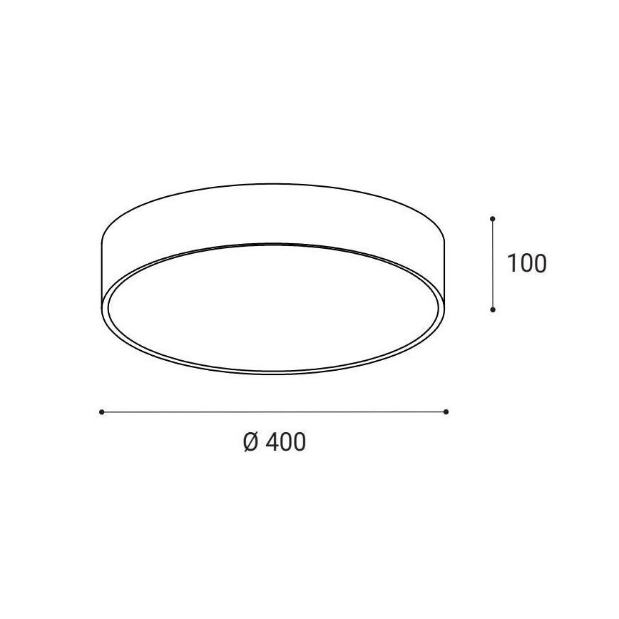 LED2 - LED Plafon MONO LED/30W/230V 3000K/4000K czarne