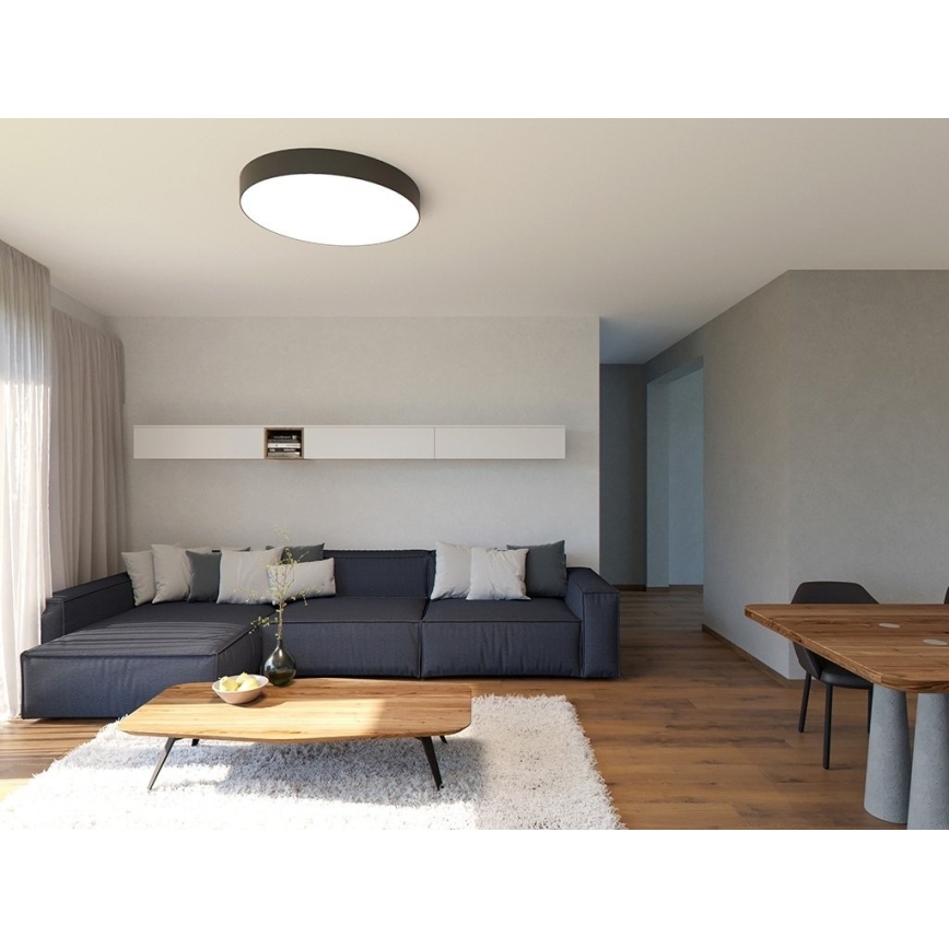 LED2 - LED Plafon ściemnialny MONO LED/100W/230V 3000K/4000K czarne