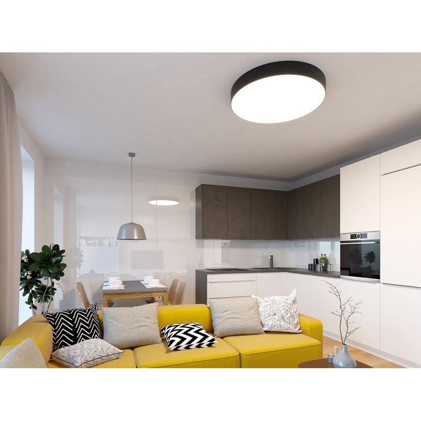 LED2 - LED Plafon ściemnialny MONO LED/60W/230V 3000K/4000K czarne