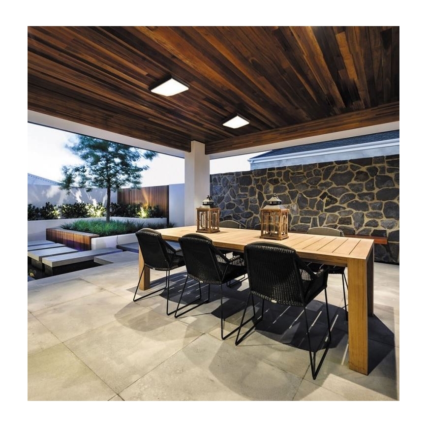 LED2 - LED Plafon zewnętrzny QUADO LED/10W/230V antracyt IP54