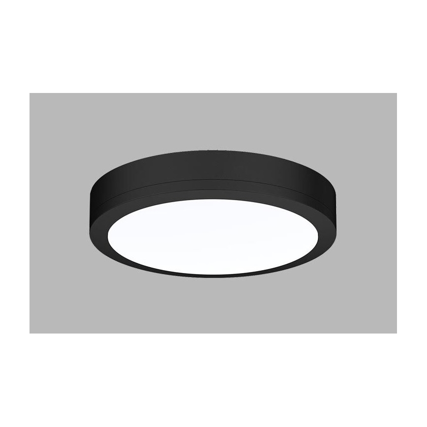 LED2 - LED Plafon zewnętrzny z czujnikiem KERY LED/18W/230V IP65 czarny