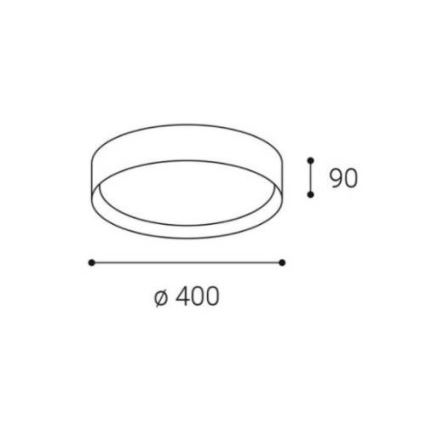 LED2 - LED Ściemnialny plafon MILA LED/30W/230V