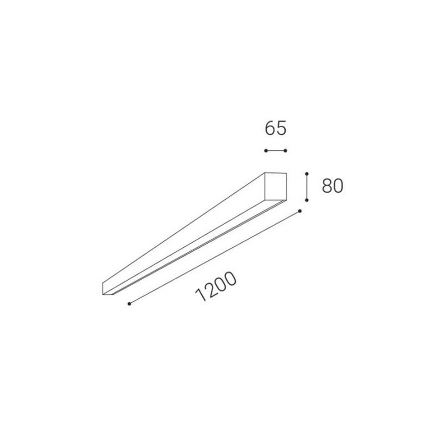 LED2 - LED Wpuszczane oświetlenie sufitowe LINO LED/30W/230V 3000/3500/4000 białe