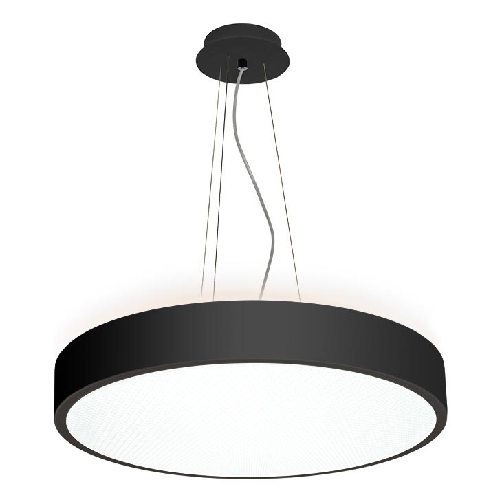 LED2 - LED Żyrandol na lince ROTO LED/48W/230V 2700K/3300K/4000K IP40 czarny śr. 40 cm
