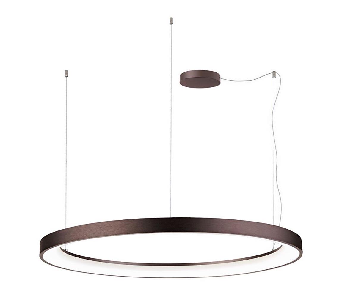LED2 - LED Żyrandol ściemnialny na lince BELLA LED/80W/230V 3000K/4000K brązowe