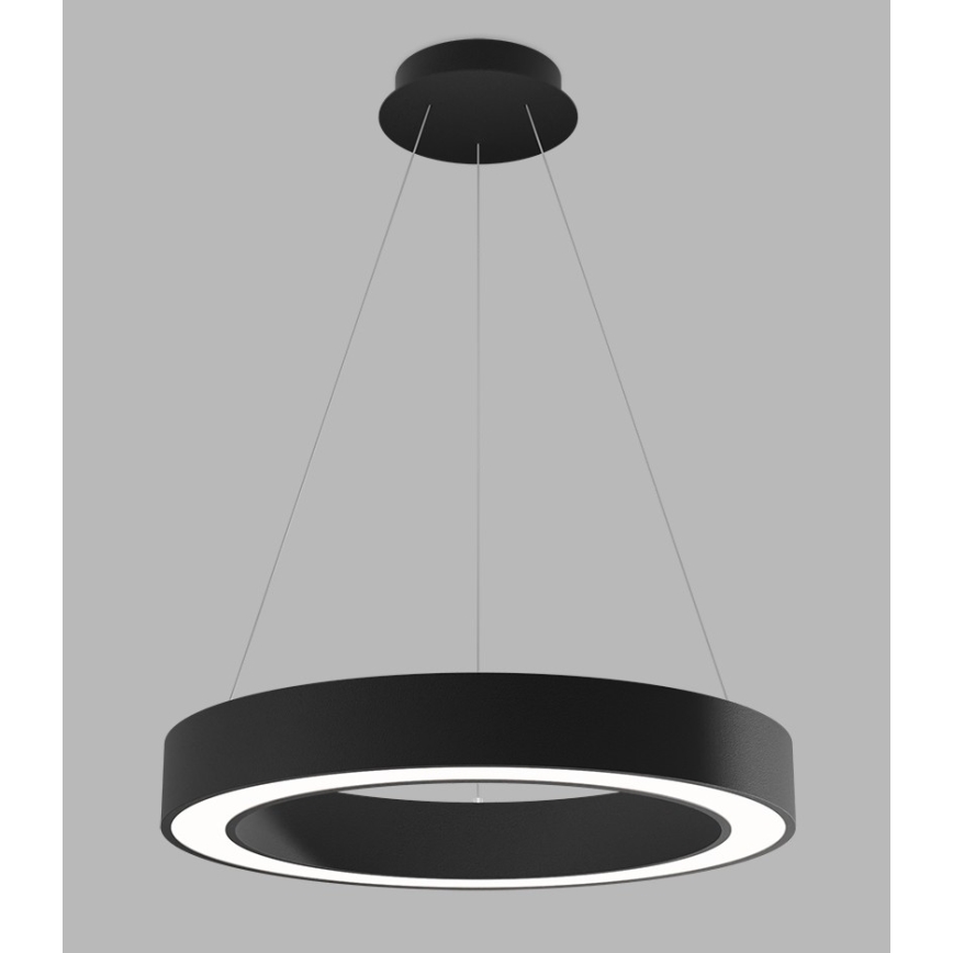 LED2 - LED Żyrandol ściemnialny na lince SATURN LED/50W/230V 3000K/4000K czarne