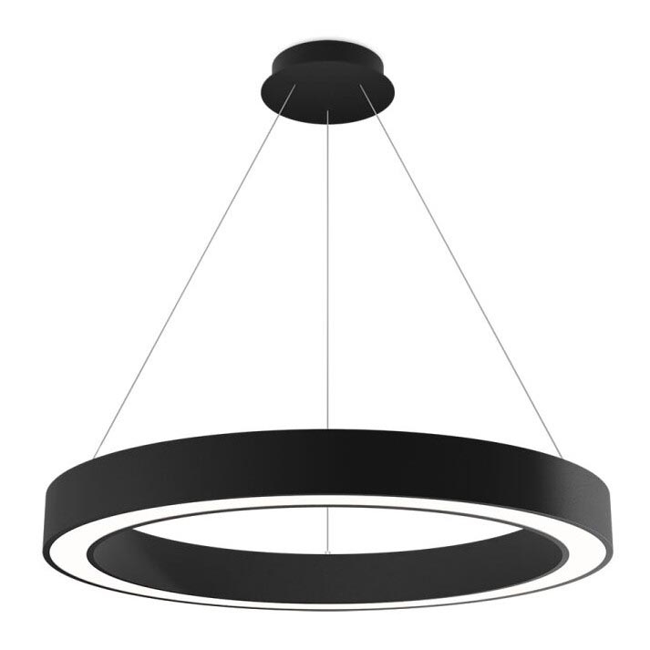 LED2 - LED Żyrandol ściemnialny na lince SATURN LED/60W/230V 3000K/4000K czarne