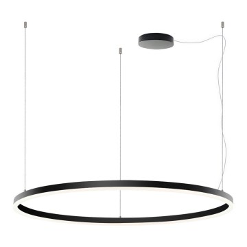 LED2 - LED Żyrandol ściemnialny na lince SATURN LED/80W/230V śr. 100 cm czarne