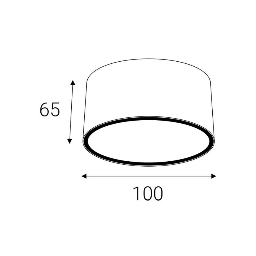 LED2 - Oświetlenie zewnętrzne punktowe MEDO 1xGX53/11W/230V biały IP54