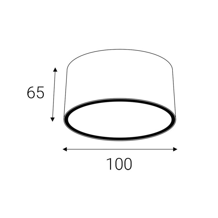 LED2 - Oświetlenie zewnętrzne punktowe MEDO GX53/11W/230V antracyt IP54