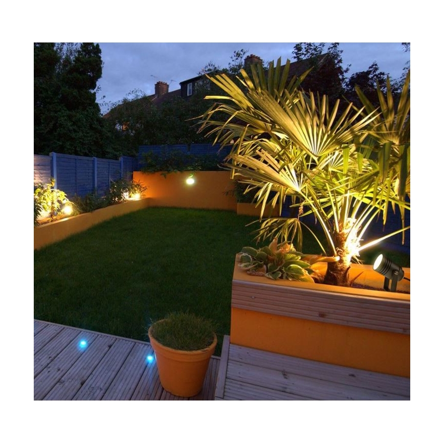 LED2 - Reflektor NAVY 1xGU10/42W/230V antracytowy IP54