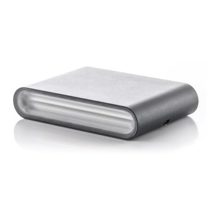 LED2 - LED Zewnętrzna Lampa Ścienna FLAT 2xLED/3W/230V IP65 3000K/4000K/5700K czarna