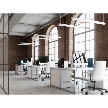 LED2 - Żyrandol LED na linkach LINO LED/24W/230V 3000K/3500K/4000K 90 cm czarny