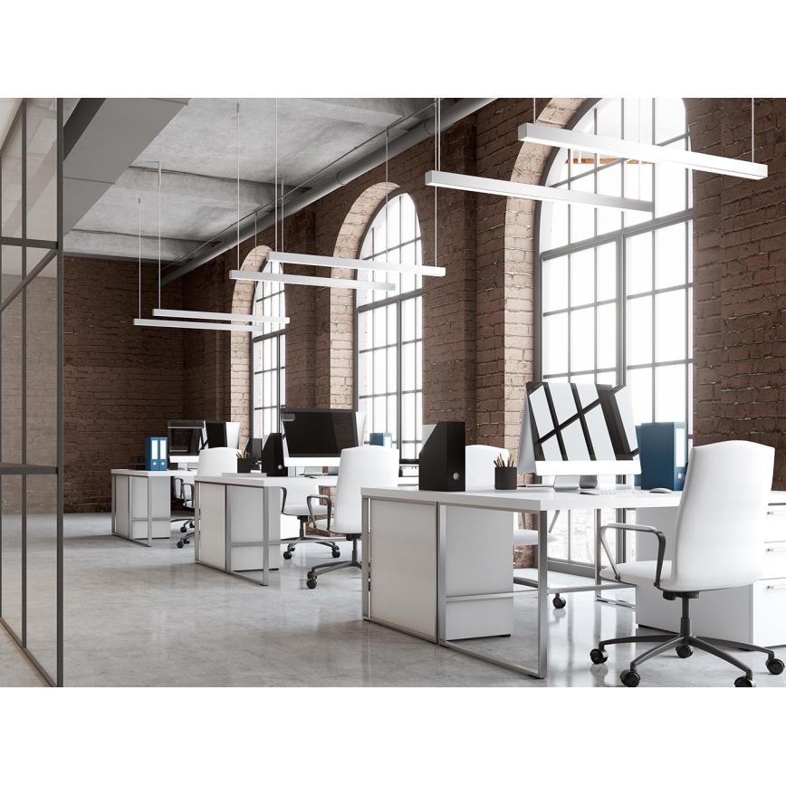 LED2 - Żyrandol LED na linkach LINO LED/24W/230V 3000K/3500K/4000K 90 cm czarny