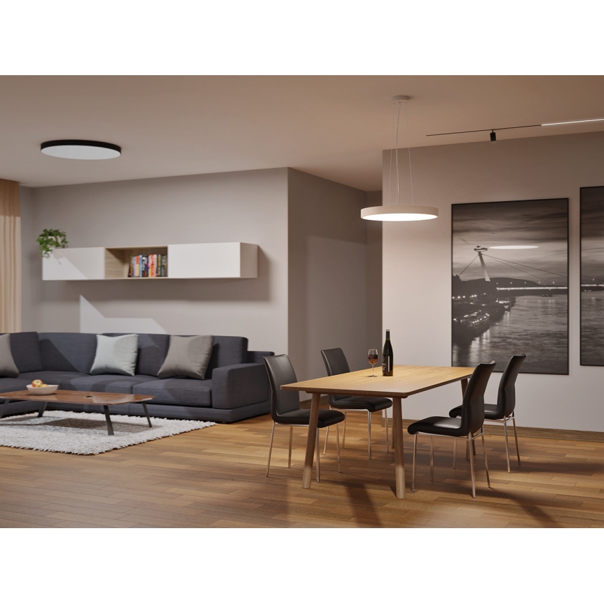 LED2 - Żyrandol LED na linku MONO SLIM LED/30W/230V 3000K/4000K śr. 40 cm biały