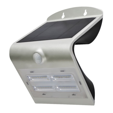 LEDKO 08428L - LED Kinkiet solarny z czujnikiem 1xLED/3,2W IP65