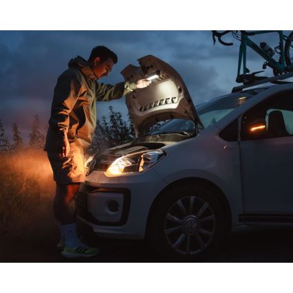 Ledlenser AF2R - ładowalna latarka robocza LED z regulacją jasności, IP54, 1000 lm, 50 h, 4810 mAh