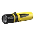 Ledlenser EX7R - LED ściemnialna ładowalna latarka LED/3250 mAh IP68 220 lm 45 h żółta