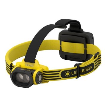 Ledlenser EXH6R - LED ściemnialna ładowalna czołówka LED/1900 mAh IP68 250 lm 15 h żółta