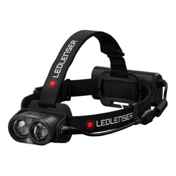 Ledlenser H19R CORE - Ładowalna, ściemnialna czołówka LED z akumulatorem 4800 mAh, klasa szczelności IP67, 3500 lm, do 20 h pracy, czarna