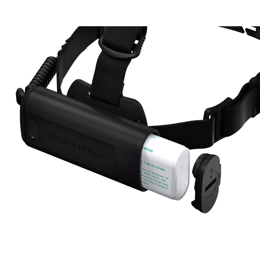 Ledlenser H19R CORE - Ładowalna, ściemnialna czołówka LED z akumulatorem 4800 mAh, klasa szczelności IP67, 3500 lm, do 20 h pracy, czarna