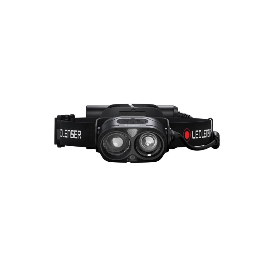 Ledlenser H19R CORE - Ładowalna, ściemnialna czołówka LED z akumulatorem 4800 mAh, klasa szczelności IP67, 3500 lm, do 20 h pracy, czarna