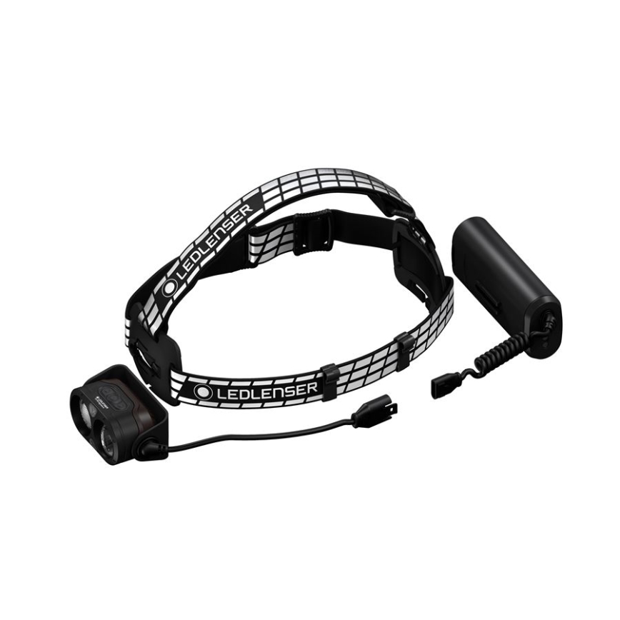 Ledlenser H19R SIGNATURE - regulowana ładowalna czołówka LED/4800 mAh IP68 4000 lm 20 h czarna