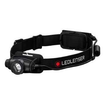 Ledlenser H5R CORE - ściemnialna, ładowalna czołówka LED/1800 mAh IP67 500 lm 50 h czarna