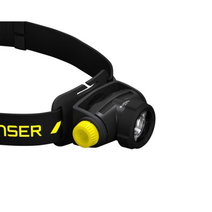 Ledlenser H5R WORK - ładowalna czołówka LED z regulacją jasności 1800 mAh IP67 500 lm 45 h czarna