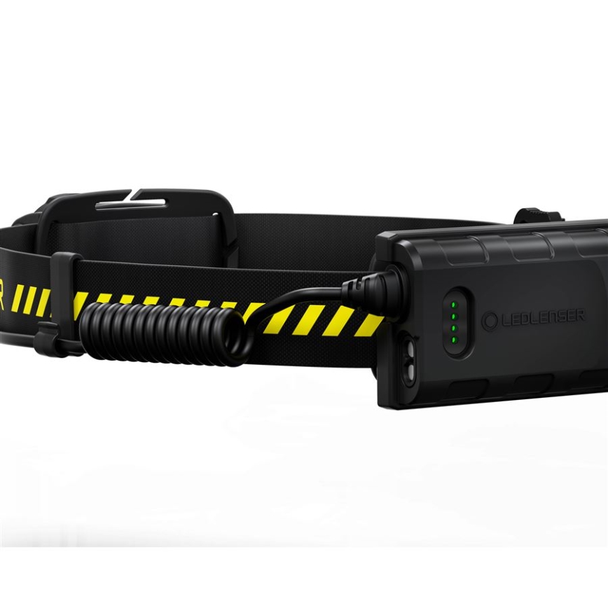 Ledlenser H5R WORK - ładowalna czołówka LED z regulacją jasności 1800 mAh IP67 500 lm 45 h czarna