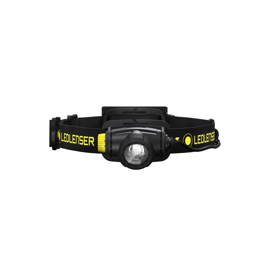 Ledlenser H5R WORK - ładowalna czołówka LED z regulacją jasności 1800 mAh IP67 500 lm 45 h czarna