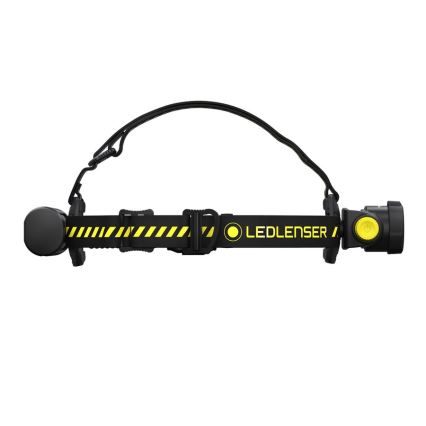 Ledlenser H7R WORK - ściemnialna, ładowalna latarka czołowa LED z akumulatorem 4800 mAh, IP67, 1000 lm, 60 h, czarna