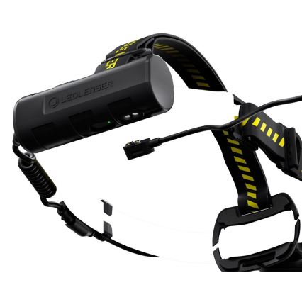 Ledlenser H7R WORK - ściemnialna, ładowalna latarka czołowa LED z akumulatorem 4800 mAh, IP67, 1000 lm, 60 h, czarna