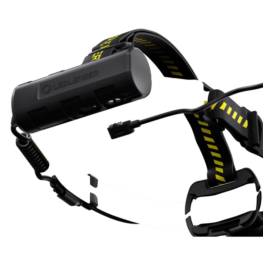 Ledlenser H7R WORK - ściemnialna, ładowalna latarka czołowa LED z akumulatorem 4800 mAh, IP67, 1000 lm, 60 h, czarna
