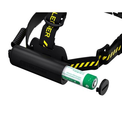 Ledlenser H7R WORK - ściemnialna, ładowalna latarka czołowa LED z akumulatorem 4800 mAh, IP67, 1000 lm, 60 h, czarna