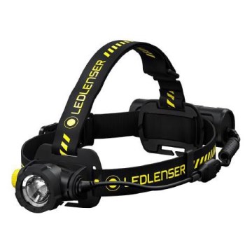 Ledlenser H7R WORK - ściemnialna, ładowalna latarka czołowa LED z akumulatorem 4800 mAh, IP67, 1000 lm, 60 h, czarna