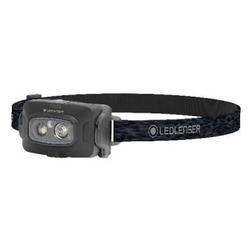 Ledlenser HF4R Core - ładowalna czołówka LED z regulacją jasności, akumulator 1000 mAh, IP68, 500 lm, 35 h, czarna