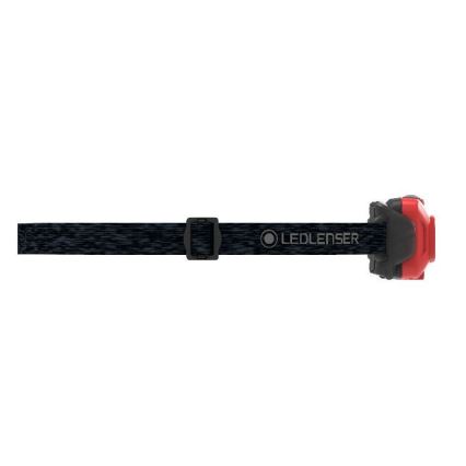 Ledlenser HF4R Core - ściemnialna, ładowalna czołówka LED, 1000 mAh, IP68, 500 lm, 35 h, czerwona