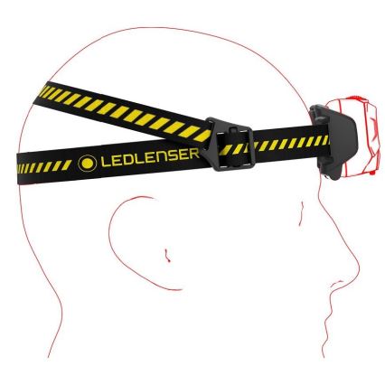 Ledlenser HF6R Work - ściemnialna ładowalna czołówka LED/2000 mAh IP68 800 lm 60 h czarna