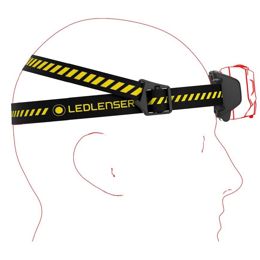 Ledlenser HF6R Work - ściemnialna ładowalna czołówka LED/2000 mAh IP68 800 lm 60 h czarna