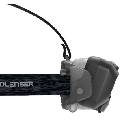 Ledlenser HF8R Core - ściemnialna, ładowalna czołówka LED, akumulator 2000 mAh, IP68, 800 lm, 60 godz., szara