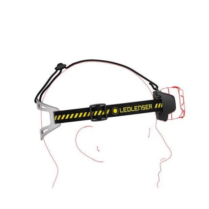 Ledlenser HF8R Work - LED ściemnialna ładowalna czołówka LED/3700 mAh IP68 1600 lm 90 h czarna