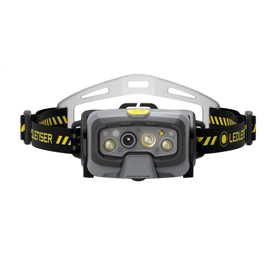 Ledlenser HF8R Work - LED ściemnialna ładowalna czołówka LED/3700 mAh IP68 1600 lm 90 h czarna