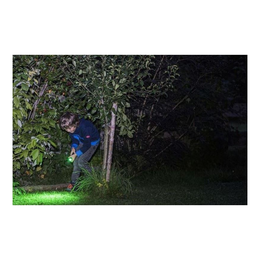 Ledlenser KIDBEAM4 DINO - ściemniana latarka dla dzieci LED/2xAAA IP44 zielona