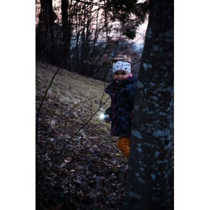 Ledlenser KIDBEAM4 RAINBOW - LED ściemniana latarka dziecięca LED/2xAAA IP44 fioletowa