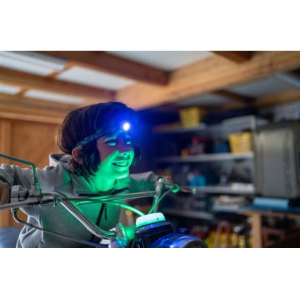 Ledlenser KIDCAMP6 DINO - LED ściemnialna przenośna lampa LED/3xAAA IP44 zielona