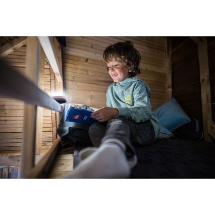 Ledlenser KIDCAMP6 RAINBOW - Ściemnialna przenośna lampa LED/3xAAA IP44 niebieska
