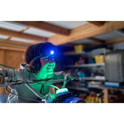 Ledlenser KIDCAMP6 RAINBOW - Ściemnialna przenośna lampa LED/3xAAA IP44 niebieska